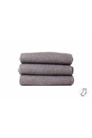 Chaussettes fines en soie/mérinos Gray